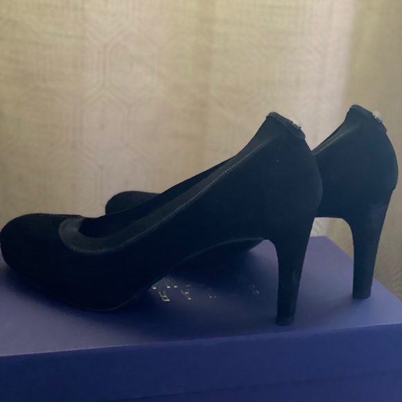 Stuart Weitzman Forsure Black Suede pump size 9 - Picture 5 of 5